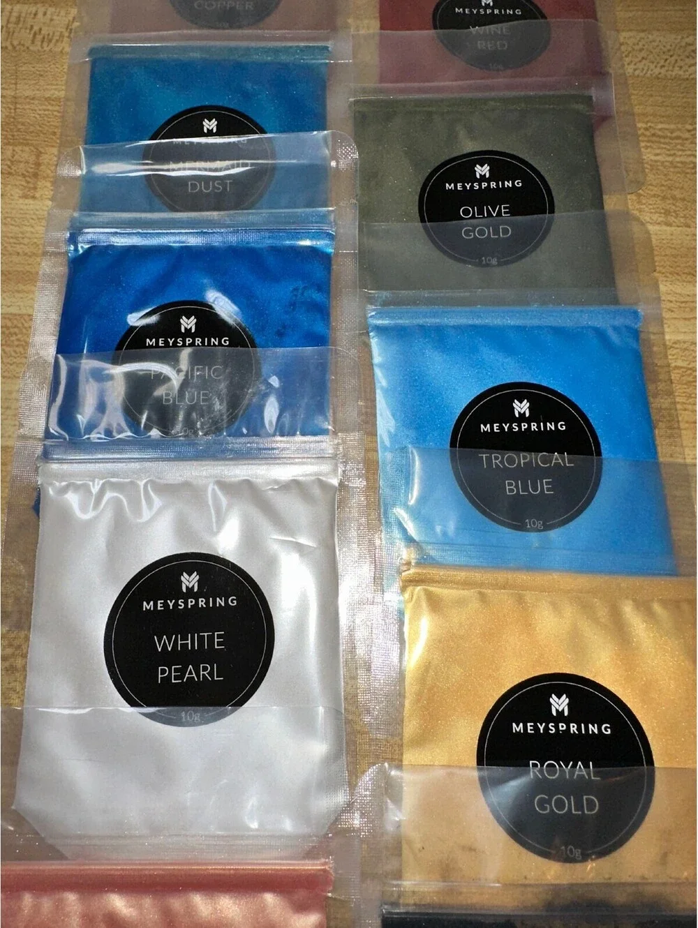 Mica Powder Set Epoxy Resin Color Pigment Resin Dye